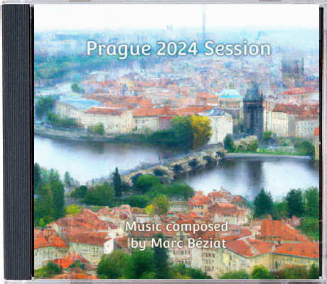 "Prague 2024 Session" CD case "Prague 2024 Session" CD case